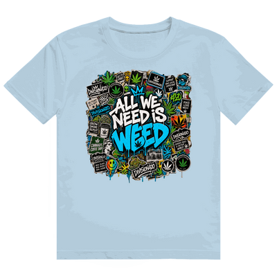 Heavy Cotton T-Shirt - All we need is Weed | Division420®