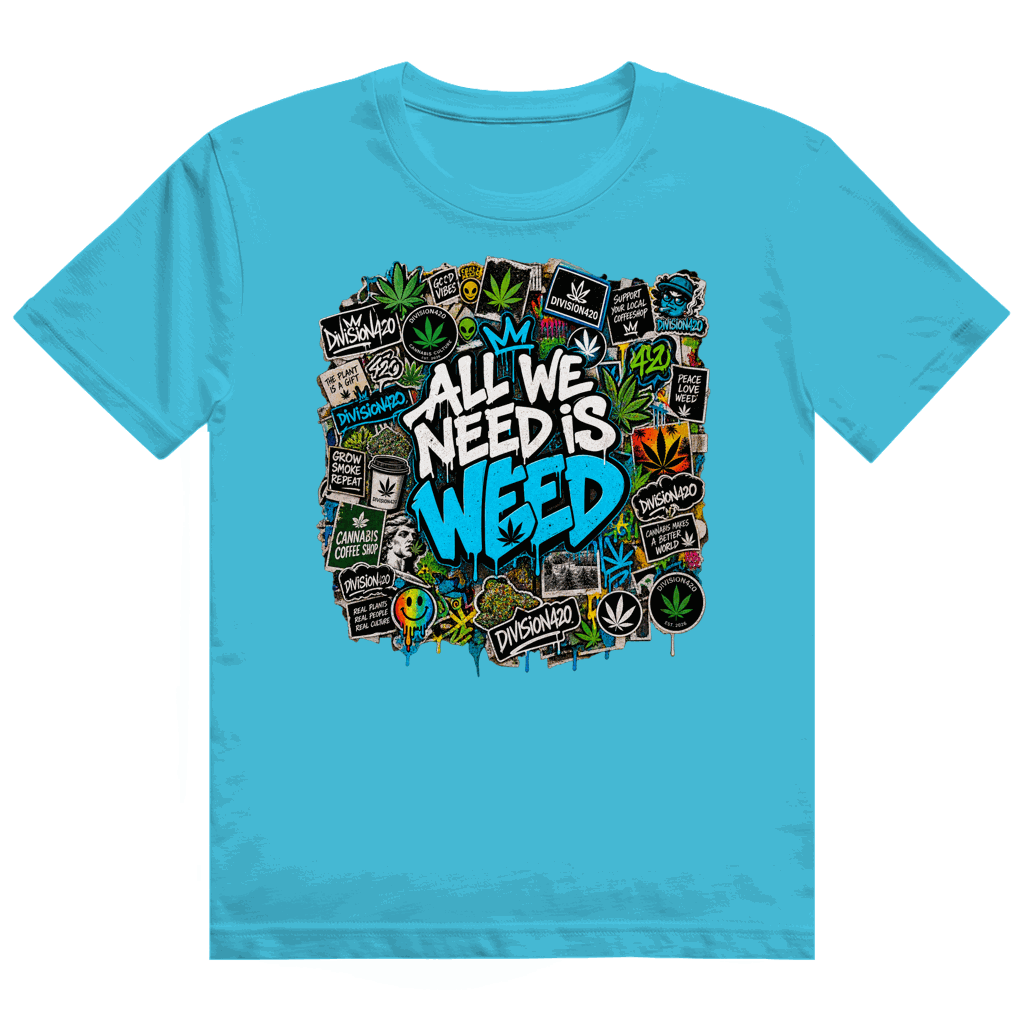 Heavy Cotton T-Shirt - All we need is Weed | Division420®