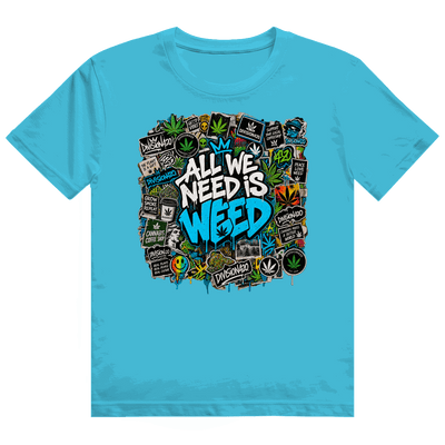 Heavy Cotton T-Shirt - All we need is Weed | Division420®