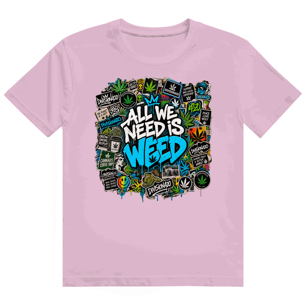 Heavy Cotton T-Shirt - All we need is Weed | Division420®