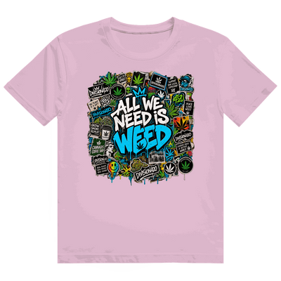 Heavy Cotton T-Shirt - All we need is Weed | Division420®