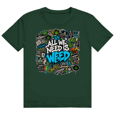 Heavy Cotton T-Shirt - All we need is Weed | Division420®