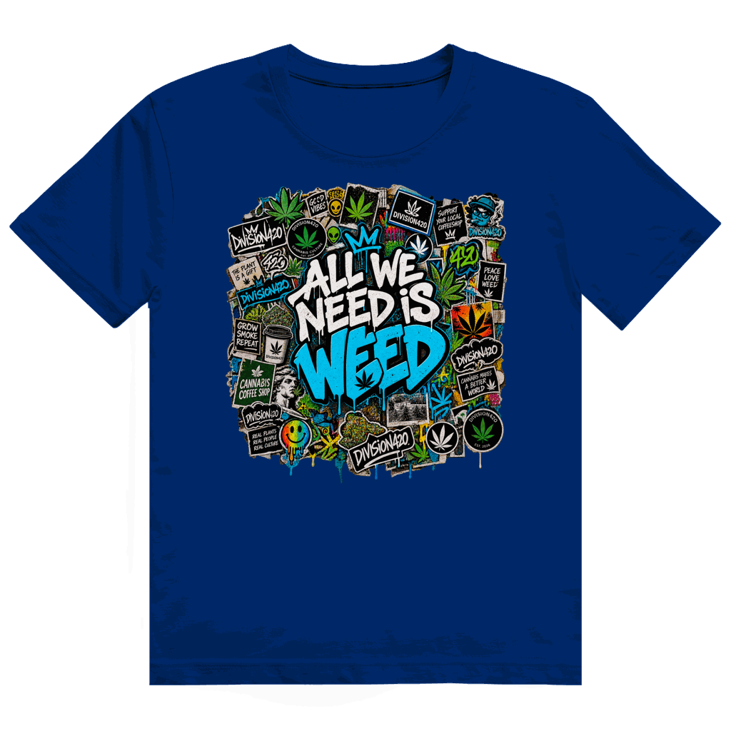 Heavy Cotton T-Shirt - All we need is Weed | Division420®