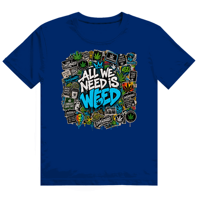 Heavy Cotton T-Shirt - All we need is Weed | Division420®