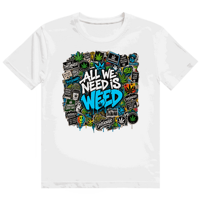 Heavy Cotton T-Shirt - All we need is Weed | Division420®