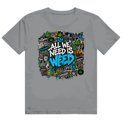 Heavy Cotton T-Shirt - All we need is Weed | Division420®