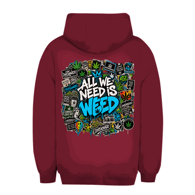 Unisex Oversize Hoodie - All we need is Weed | Division420®