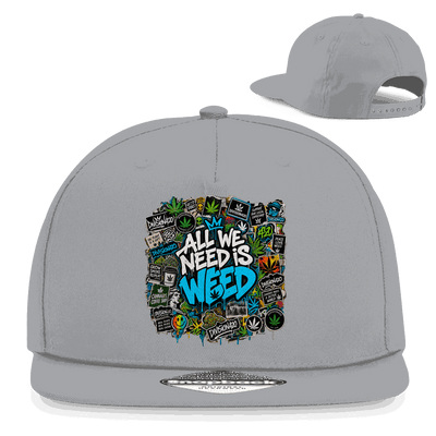 Snapback Rapper Cap - All we need is Weed | Division420®