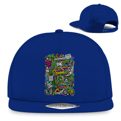Snapback Rapper Cap - Weed Wall Decal | Division420®
